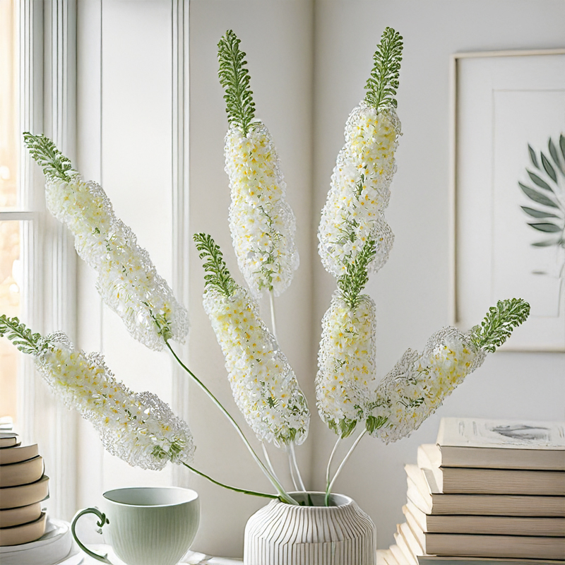 Florist Supply Bulk - 58 Inch Delphinium Artificial Silk Floral