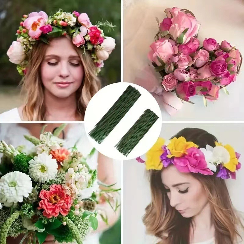 100 Pieces Floral Stem,Artific - Wire Stem Florist recension och pris