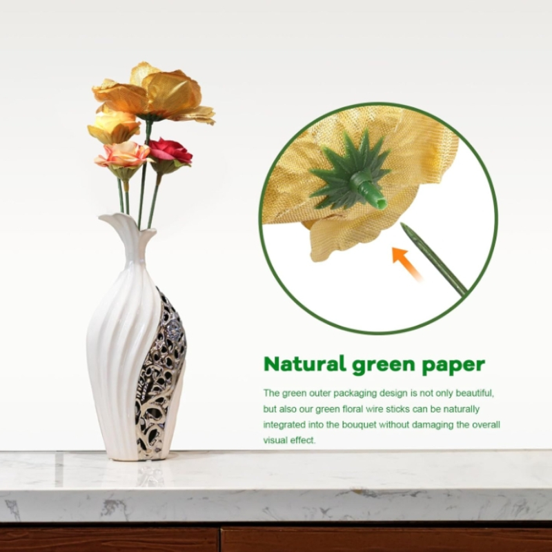 100 Pieces Floral Stem,Artific - Wire Stem Florist recension och pris