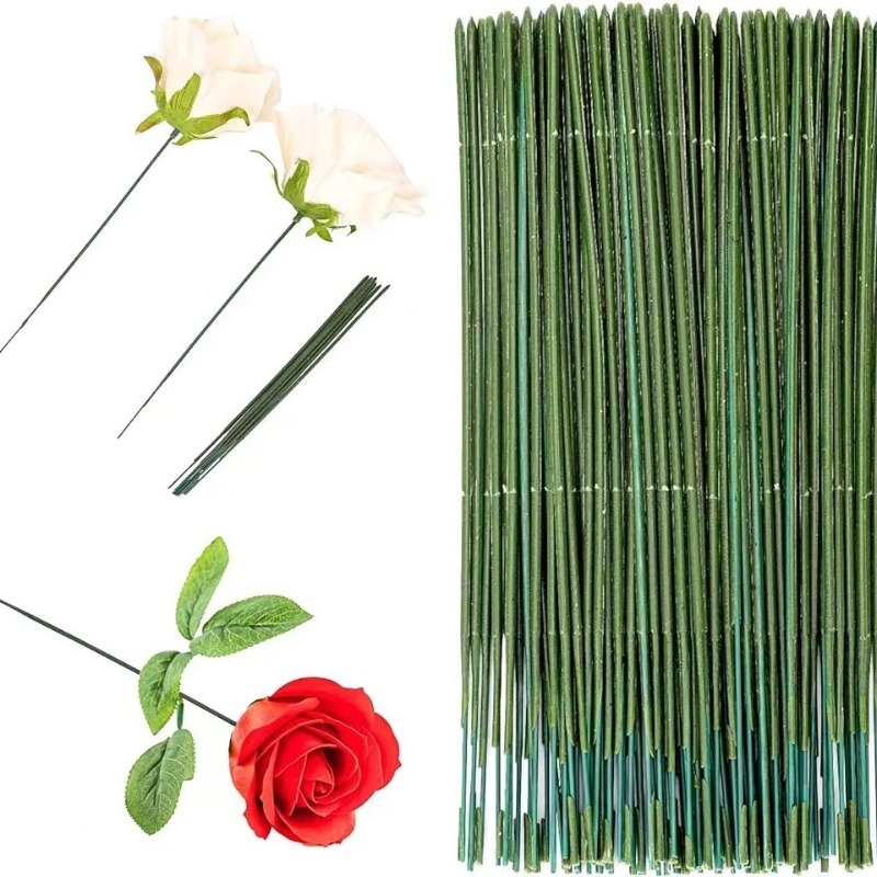 100 Pieces Floral Stem,Artific - Wire Stem Florist recension och pris