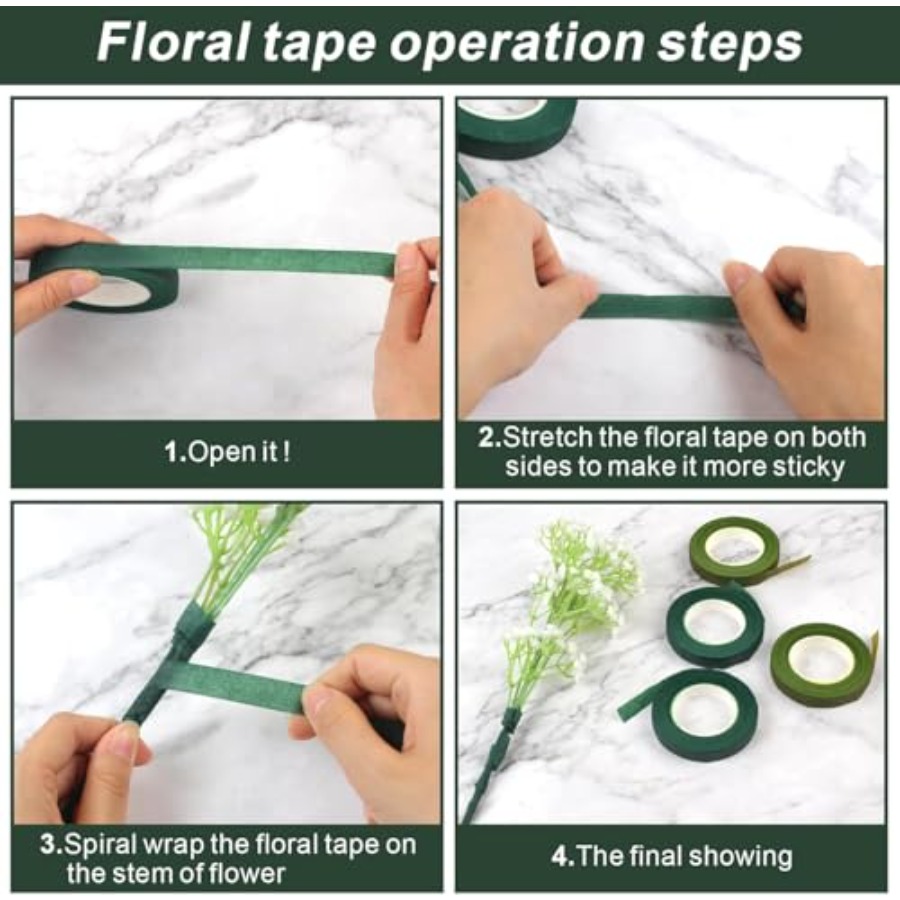 Floral Arrangement Kit with Gr - Wire Stem Florist recension och pris