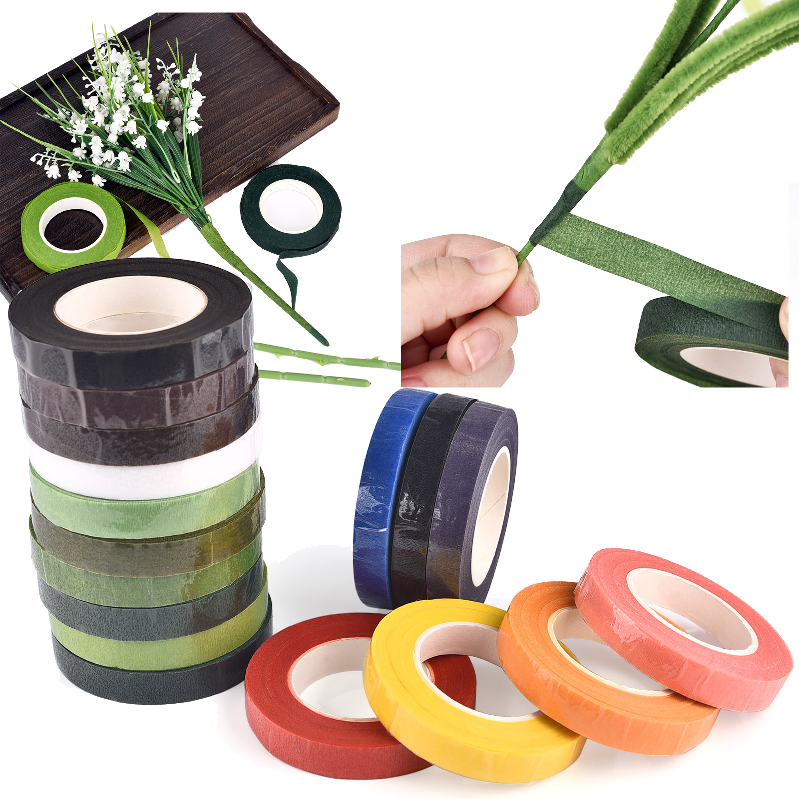 30yards Floral Stem Tape Corsa - Florist Flower Supply recension och pris