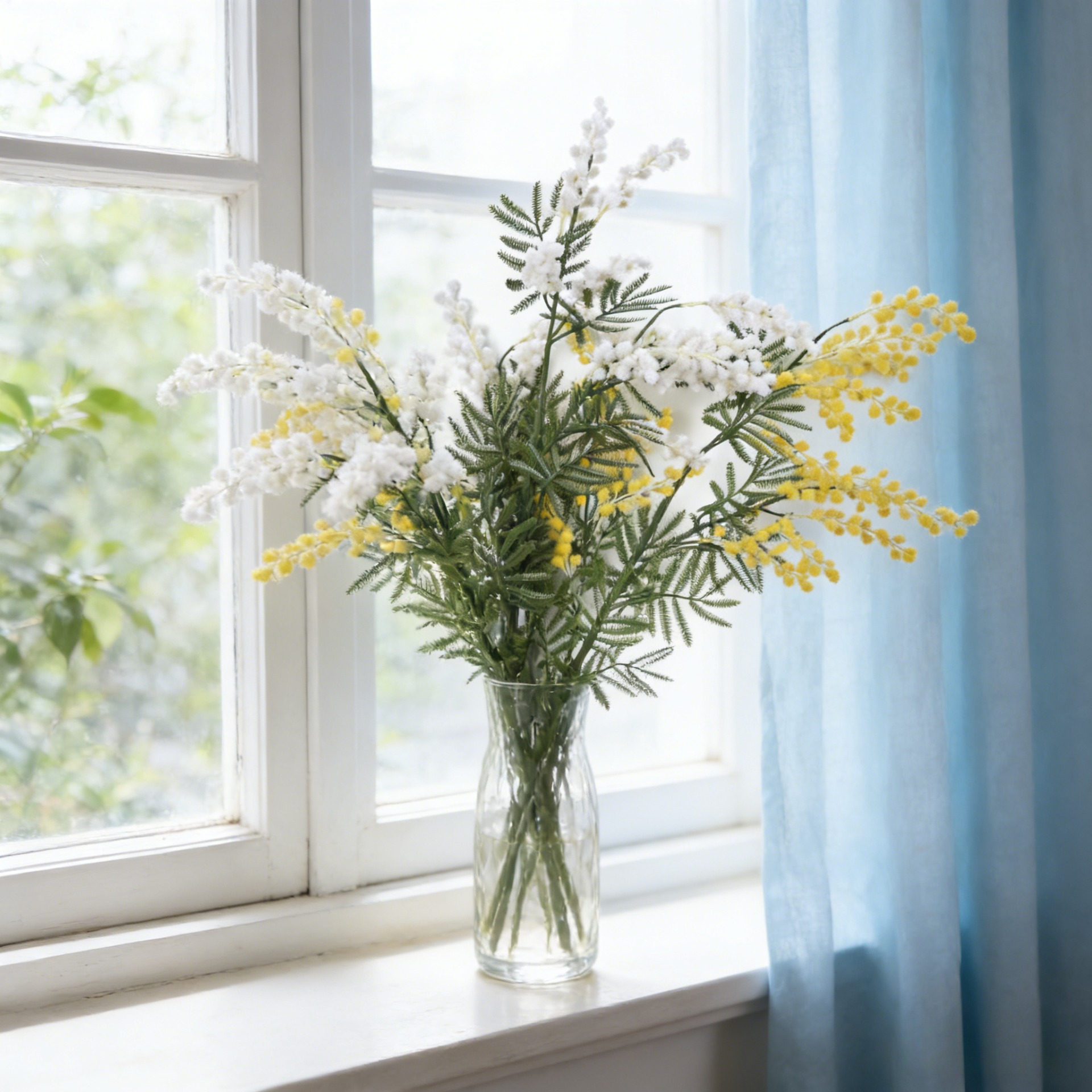 33.5 Inch Artificial Mimosa Br - Florist Supply Bulk recension och pris