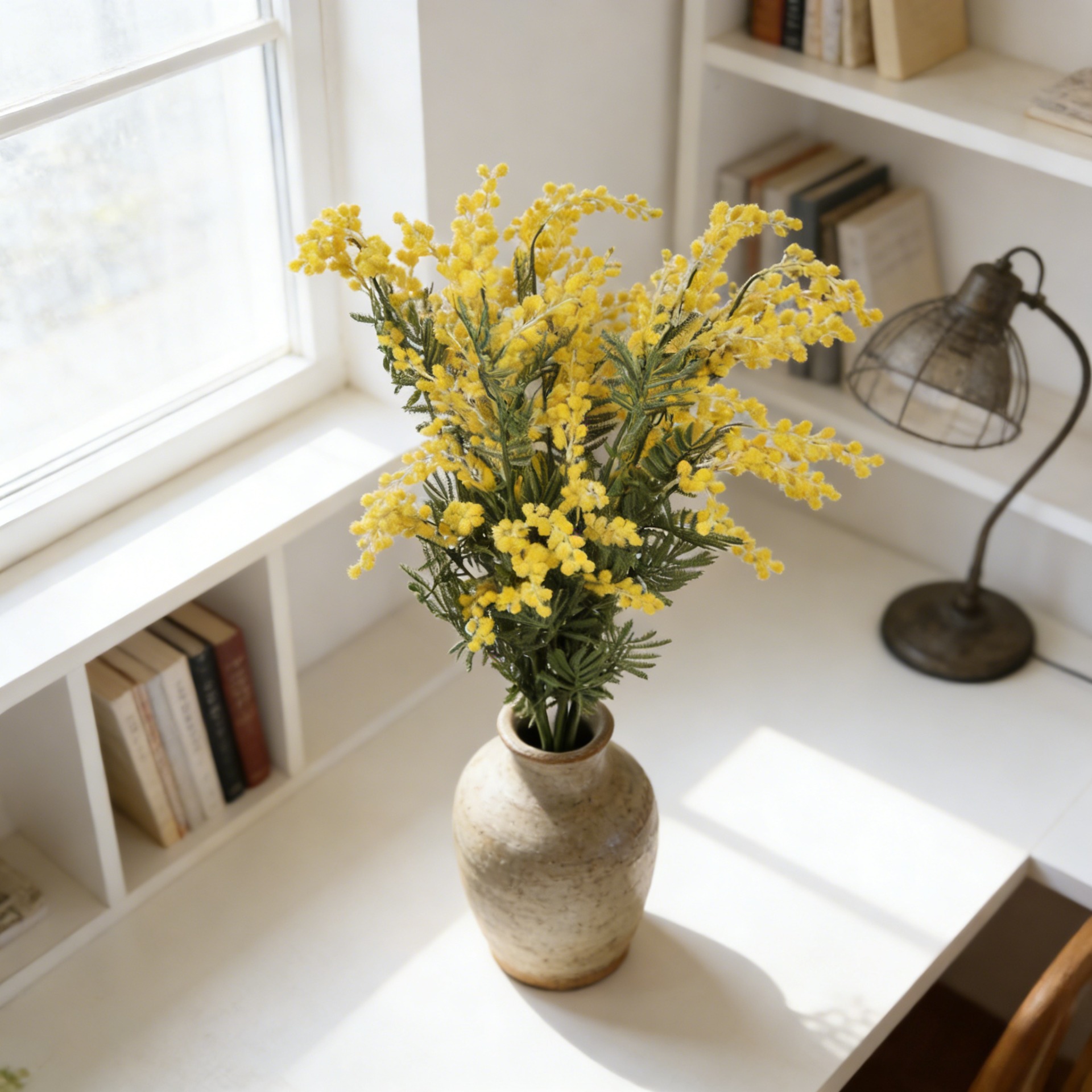 33.5 Inch Artificial Mimosa Br - Florist Supply Bulk recension och pris