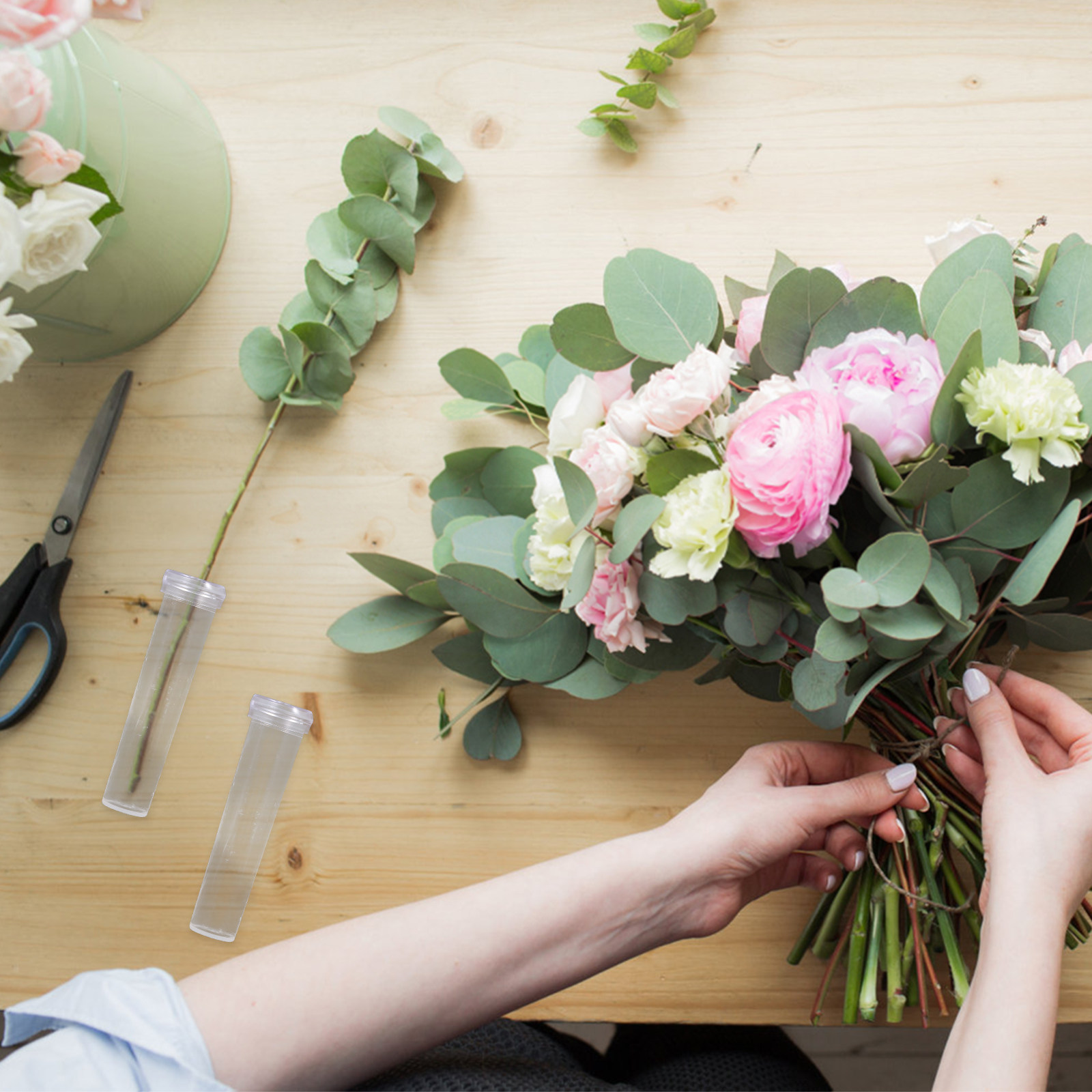 50Pcs Tube for Fresh Flowers P - Florist Flower Supply recension och pris