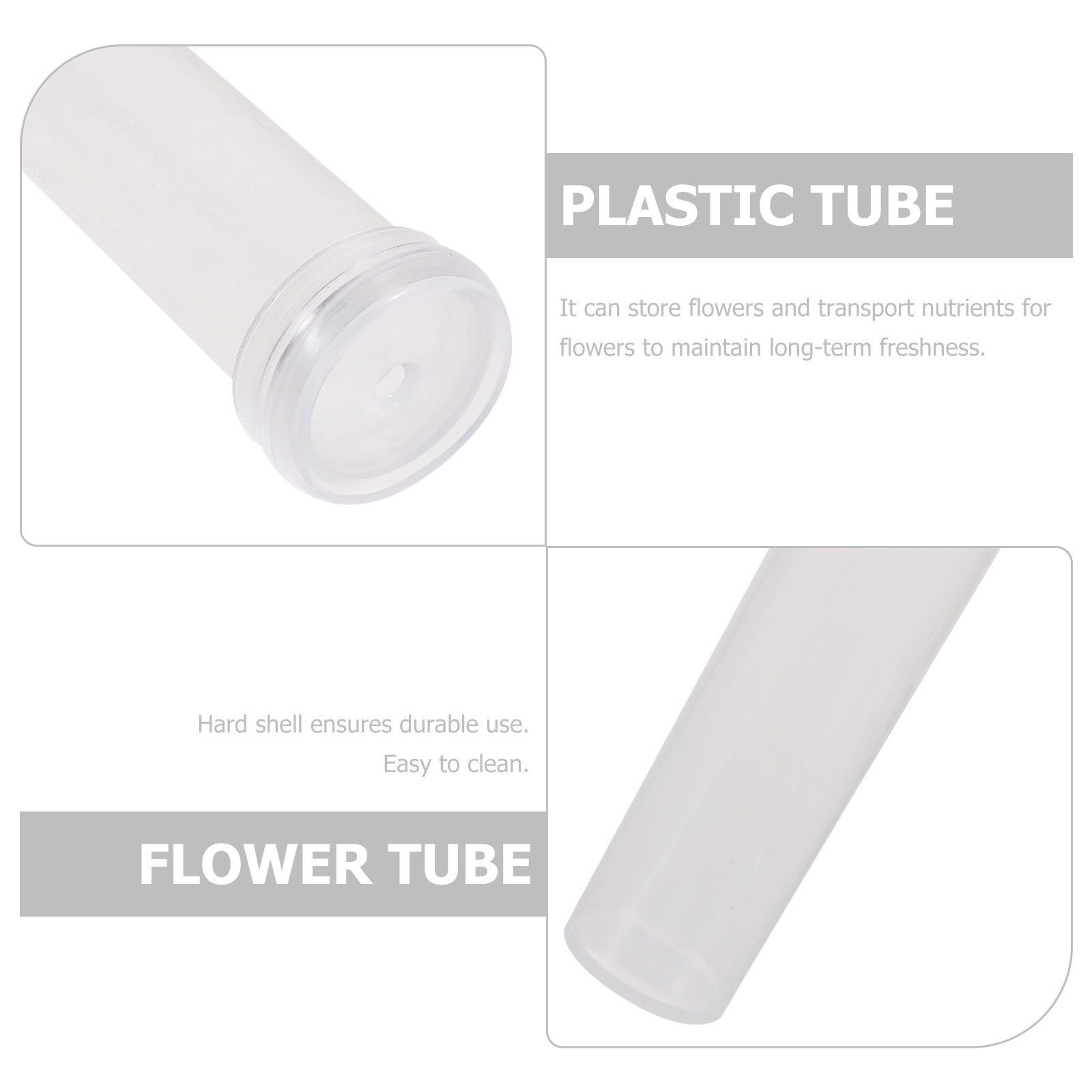 50Pcs Tube for Fresh Flowers P - Florist Flower Supply recension och pris
