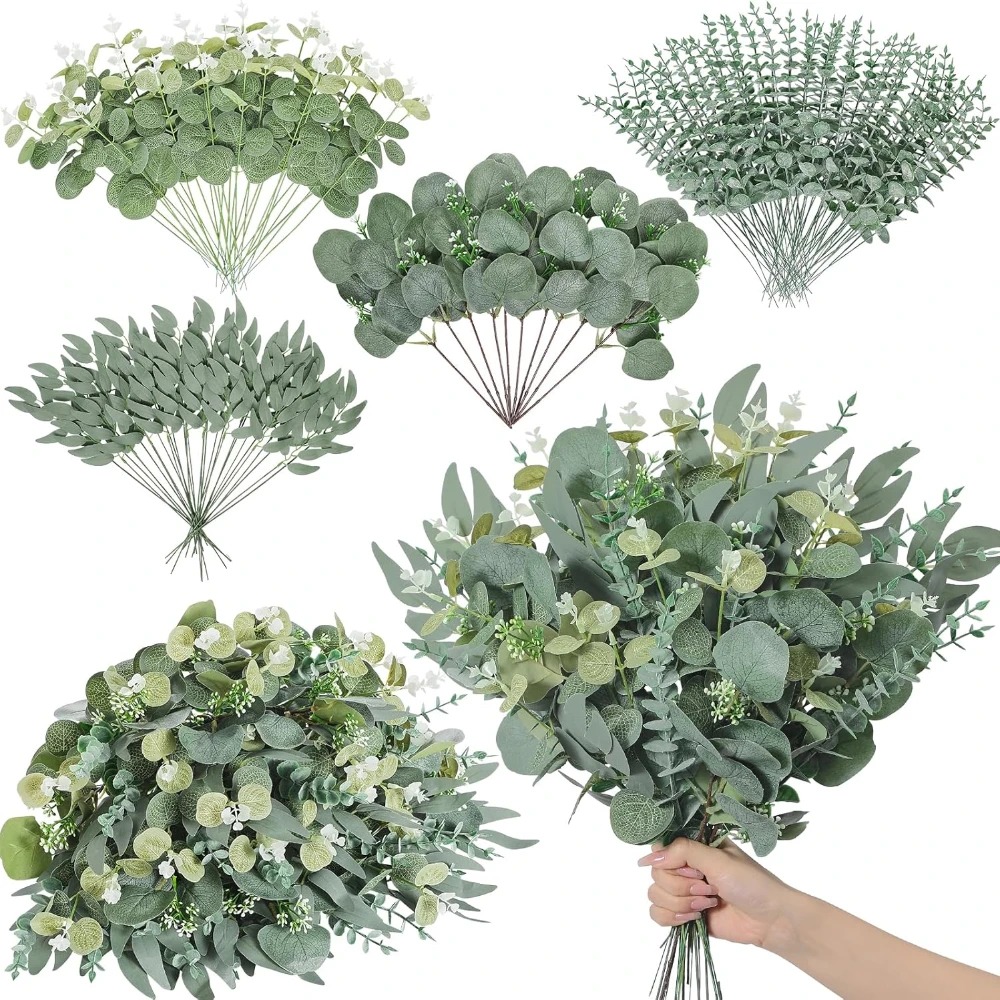 20pcs Eucalyptus Leaves Stems  - Florist Supply Bulk recension och pris