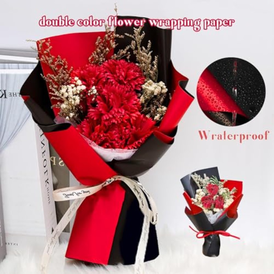 20 Sheets Flower Wrapping Pape - Florist Flower Supply recension och pris