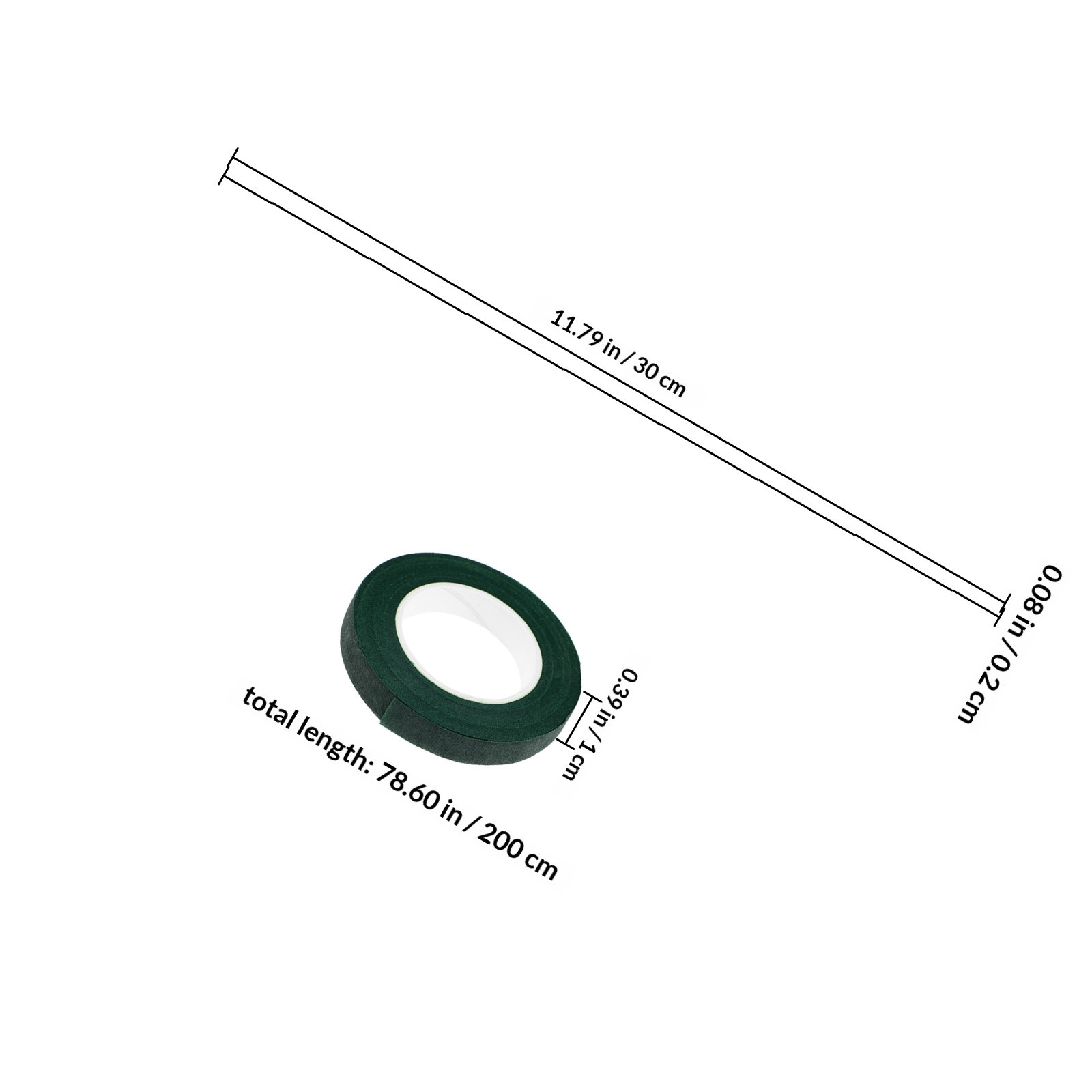 Floral Stem Wire Green Decorat - Wire Stem Florist recension och pris