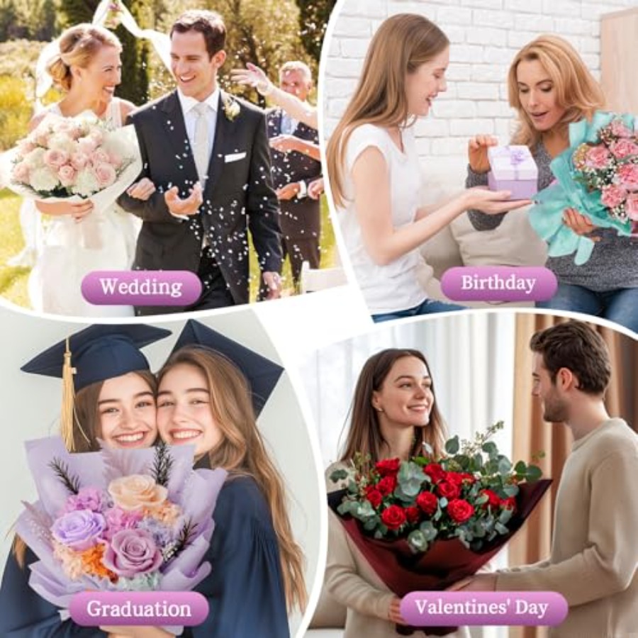20 Sheets Flower Wrapping Pape - Florist Flower Supply recension och pris