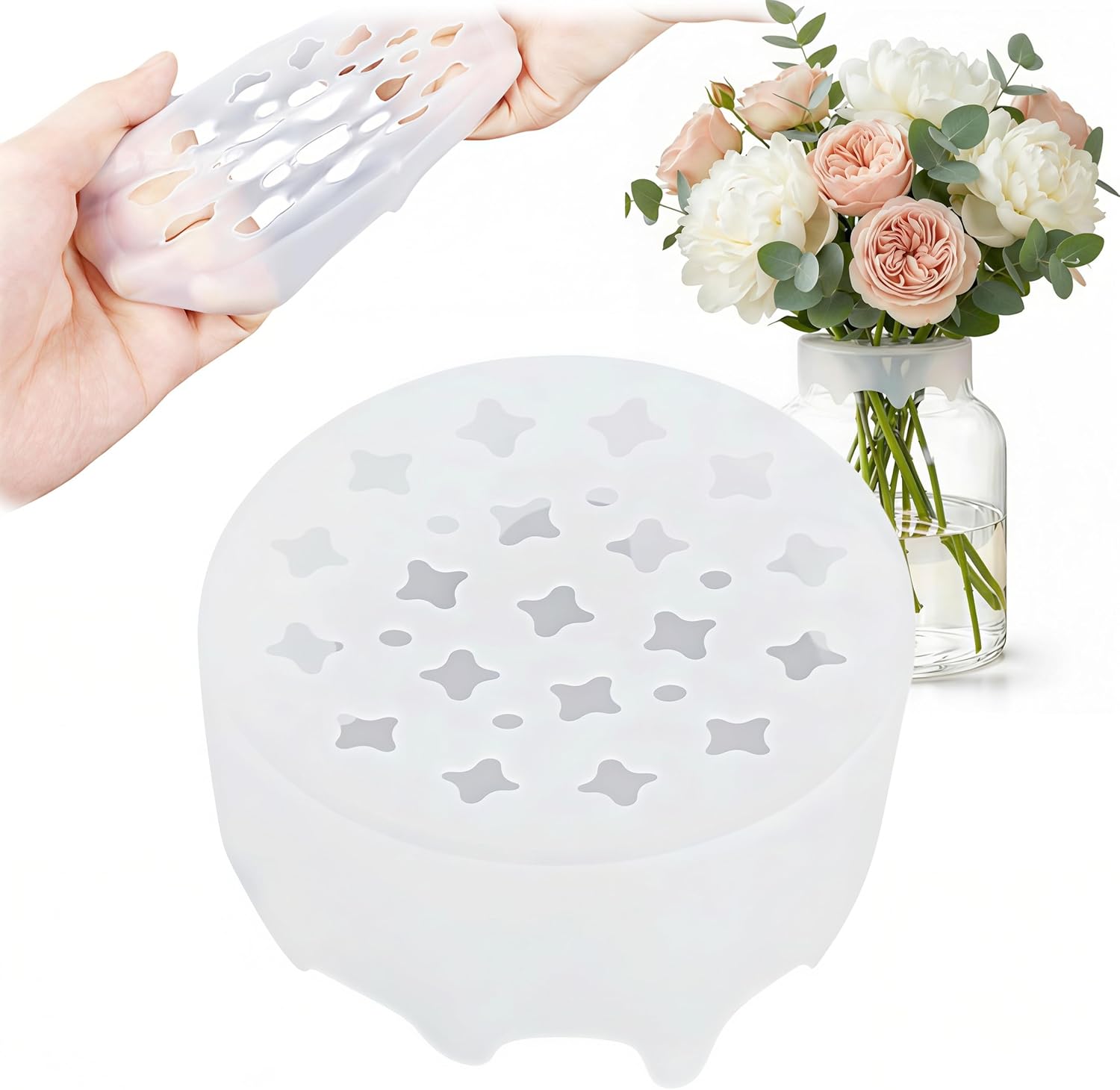 Silicone Blossom Grid Flower A - Florist Supply Bulk recension och pris