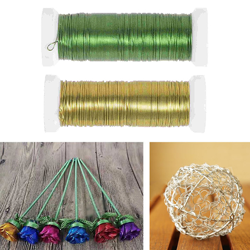 1PCS 30M Crafts Wires Florist  - Wire Stem Florist recension och pris
