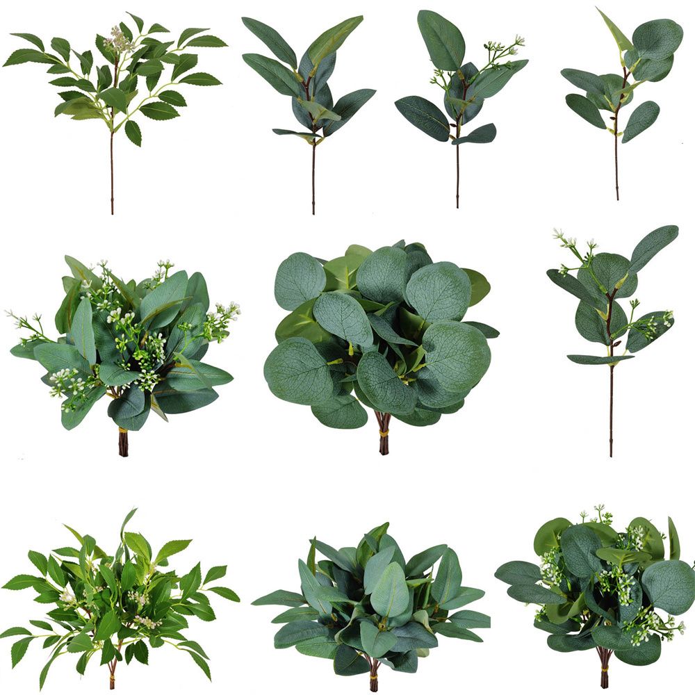 1/10PCS Artificial Plant Eucal - Florist Supply Bulk recension och pris