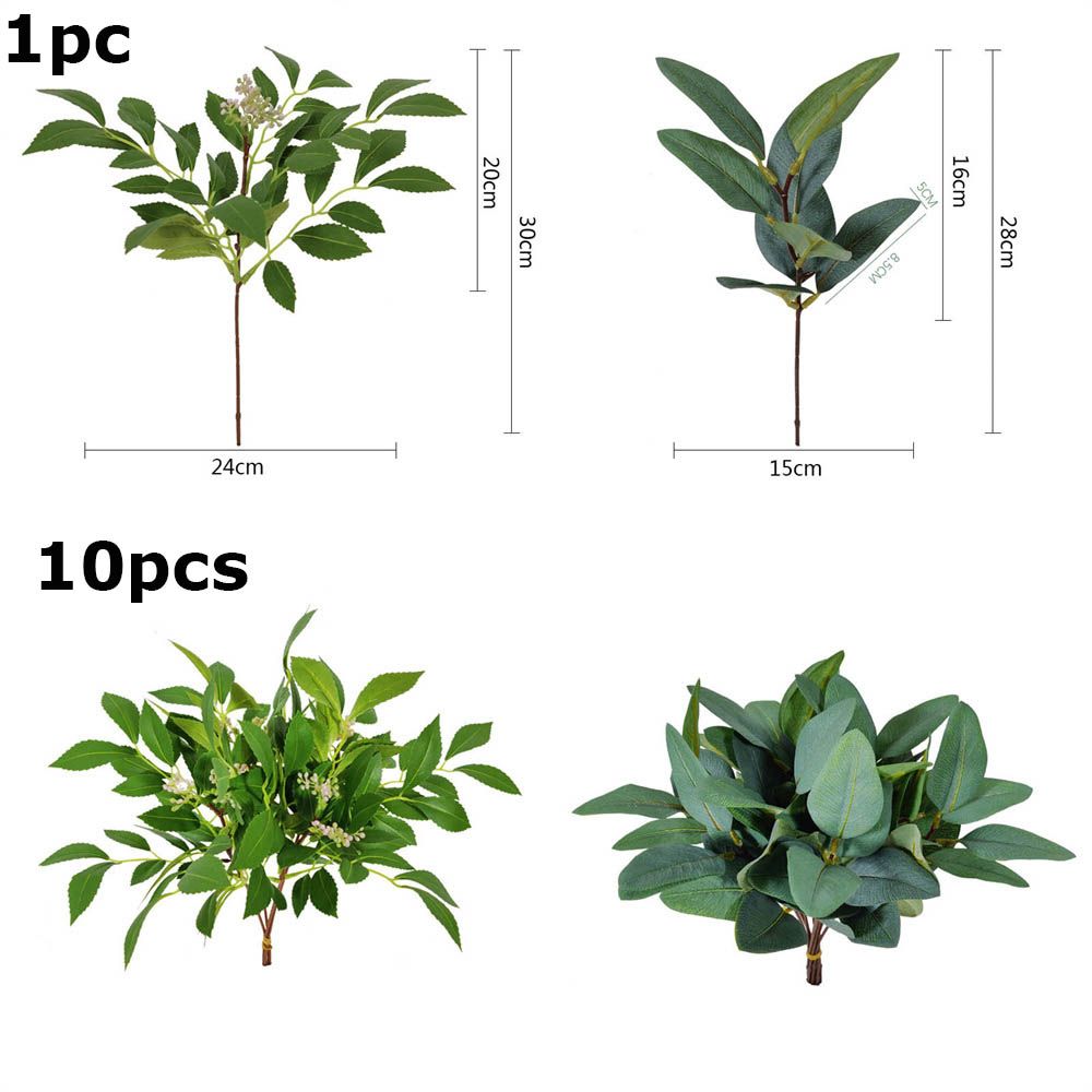 1/10PCS Artificial Plant Eucal - Florist Supply Bulk recension och pris