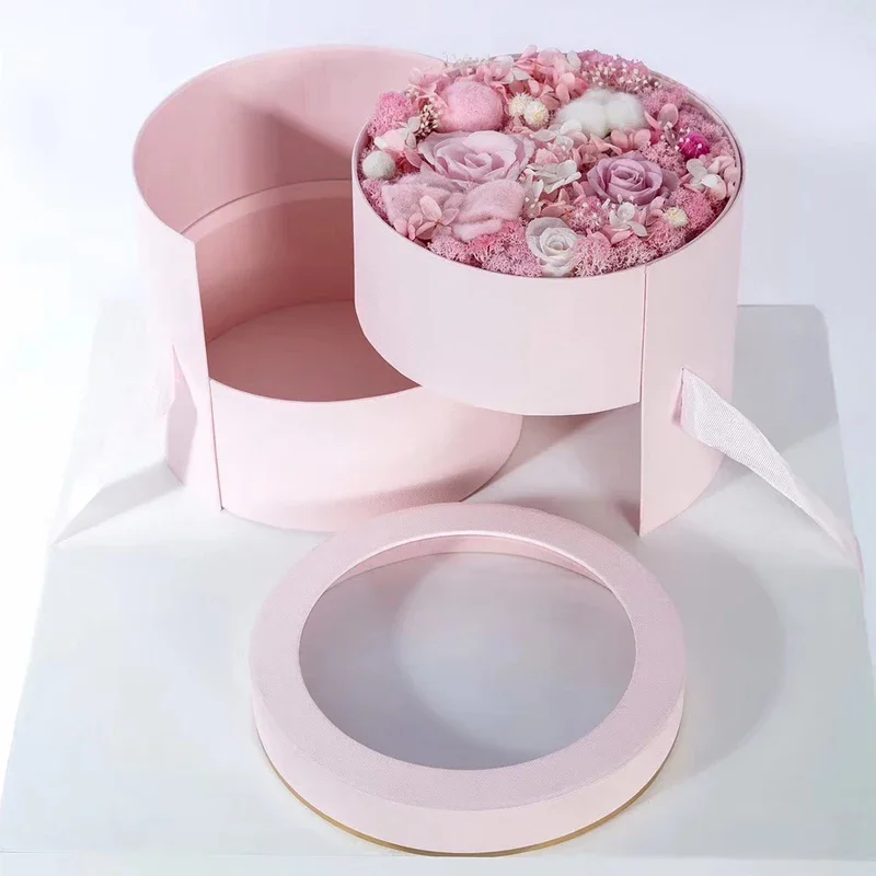1Pc Double Layers Flower Gift  - Florist Flower Supply recension och pris
