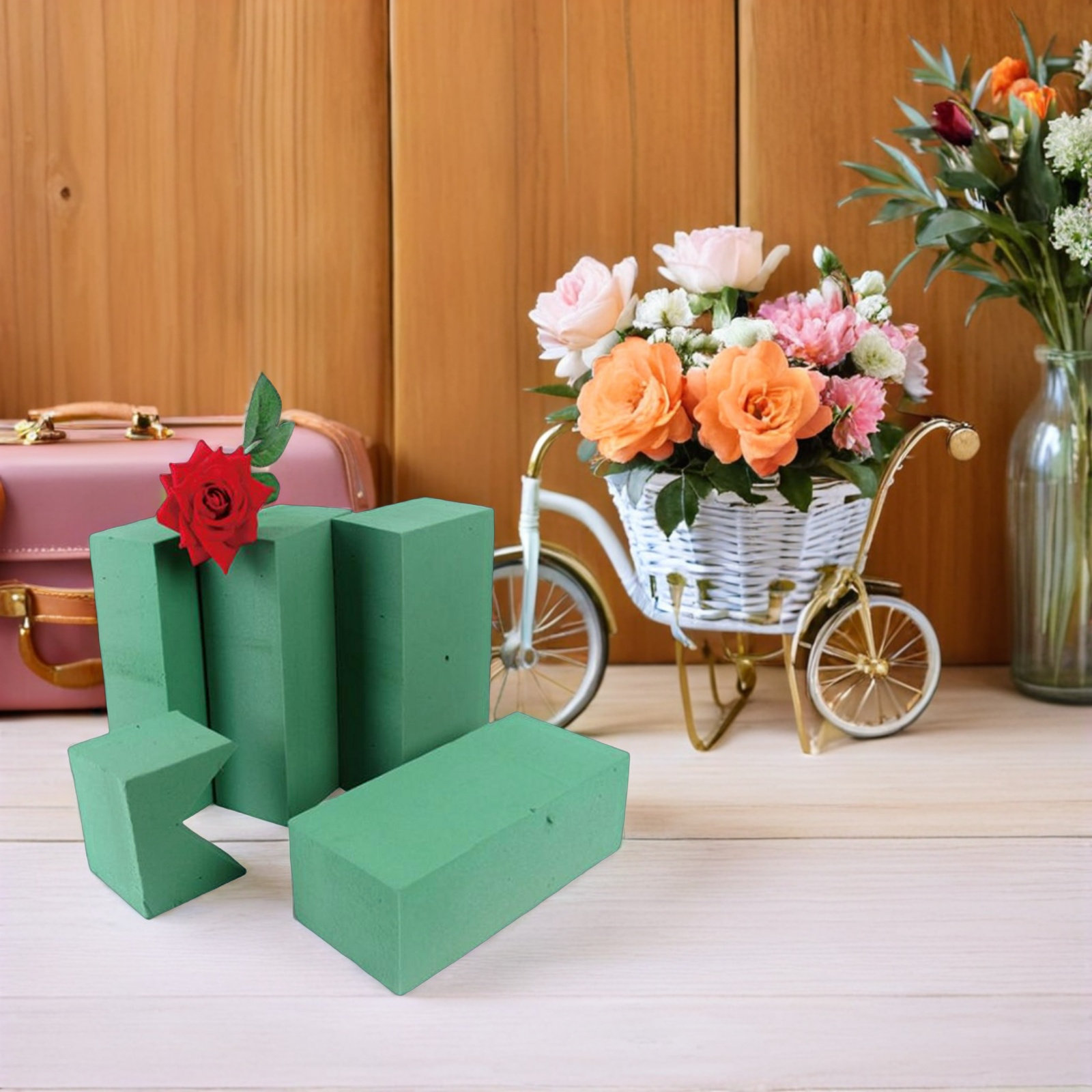 Floral Block Flower Brick Gree - Florist Flower Supply recension och pris