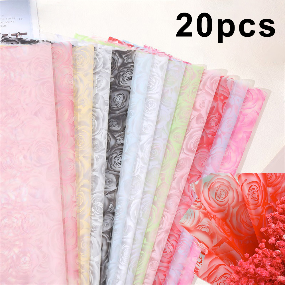 20pcs Flower Wrapping Paper Go - Florist Supply Bulk recension och pris