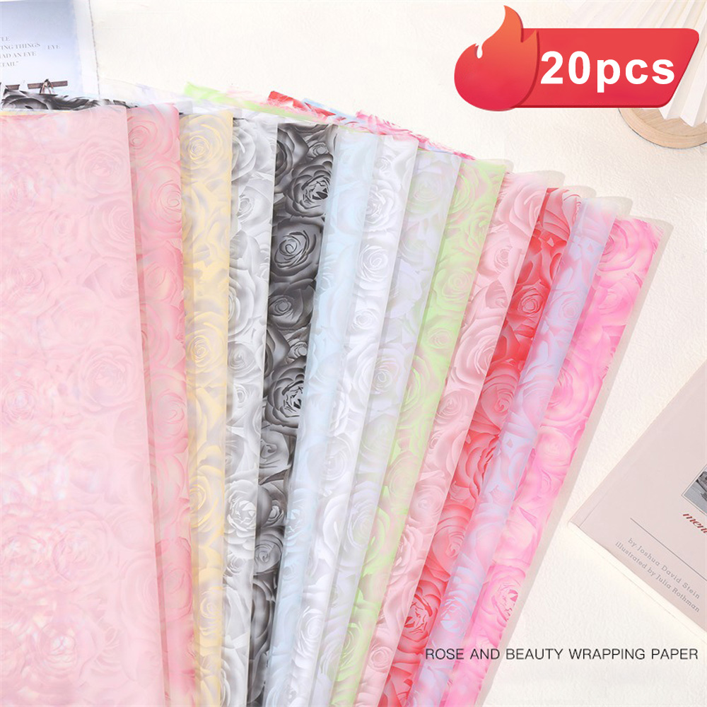 20pcs Flower Wrapping Paper Go - Florist Supply Bulk recension och pris