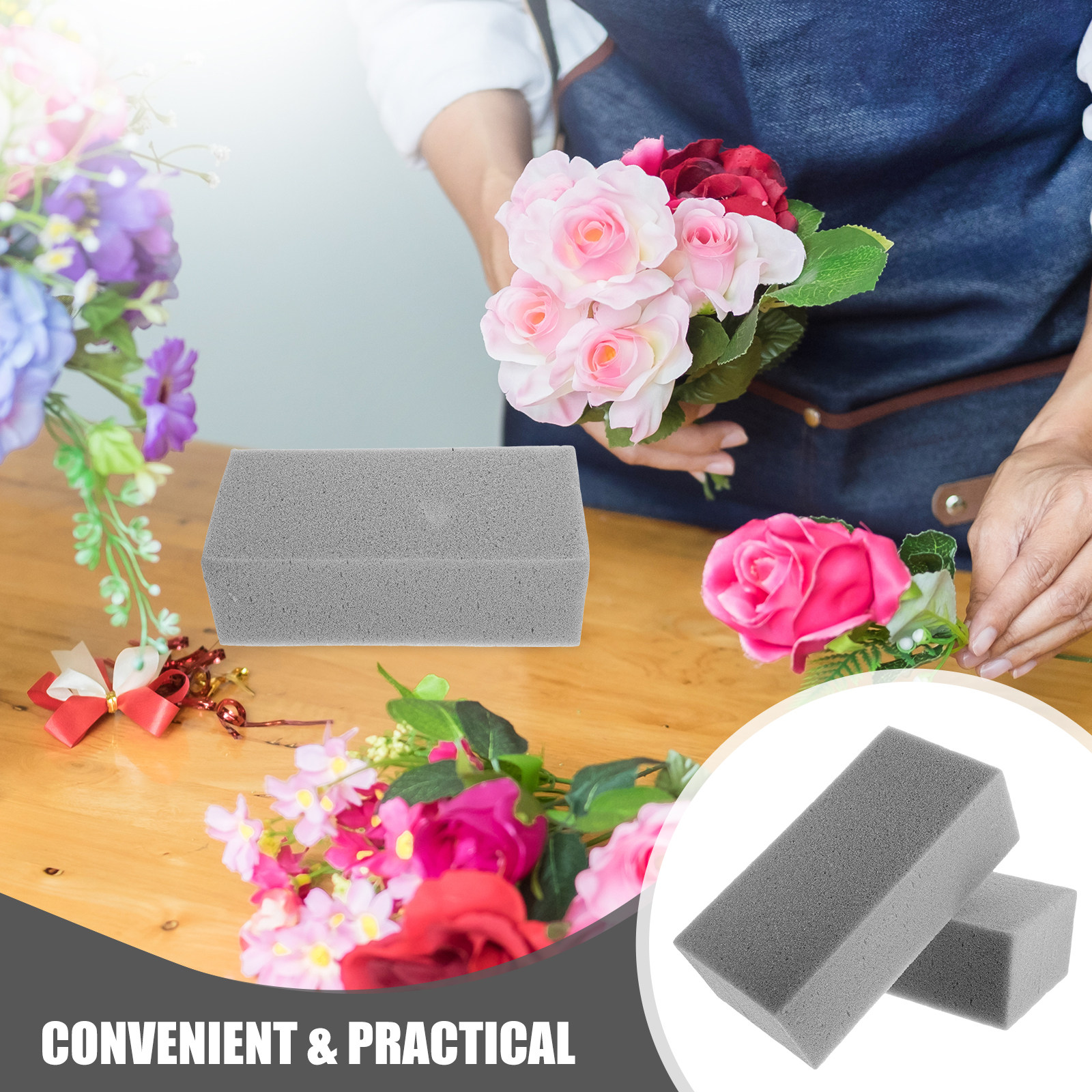5Pcs Dried Flower Mud Foam Boa - Florist Flower Supply recension och pris
